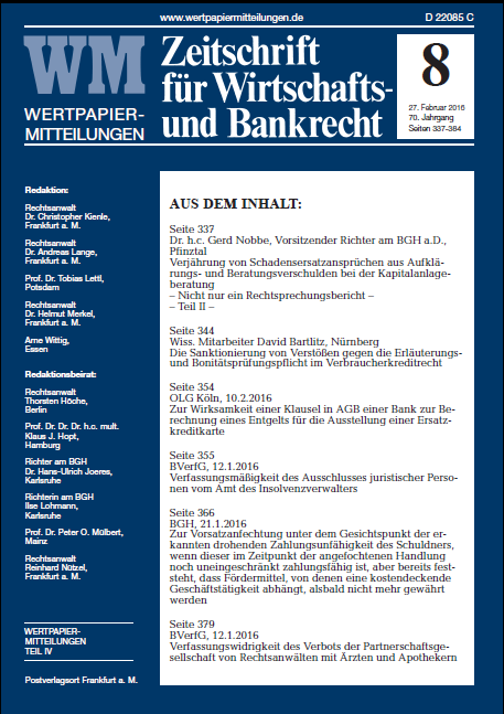 Zum Artikel "WM 8/2016, S. 344–352"