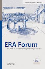 Zum Artikel "Neue Publikation: Prof. Dr. Jochen Hoffmann – Implementation of the Payment Accounts Directive (PAD), ERA Forum Journal of the Academy of European Law, June 2019"