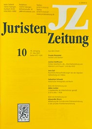 Zum Artikel "Just published: Hoffmann, Drittes Geschlecht, die „Gleichbehandlung von Männern und Frauen“ und das AGG, JZ 2021, S. 484 ff."