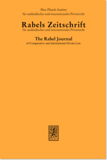 Zum Artikel "Just published: Hoffmann/Horn, Die Neuordnung des internationalen Personengesellschaftsrechts, RabelsZ 1/2022, S. 65 ff."